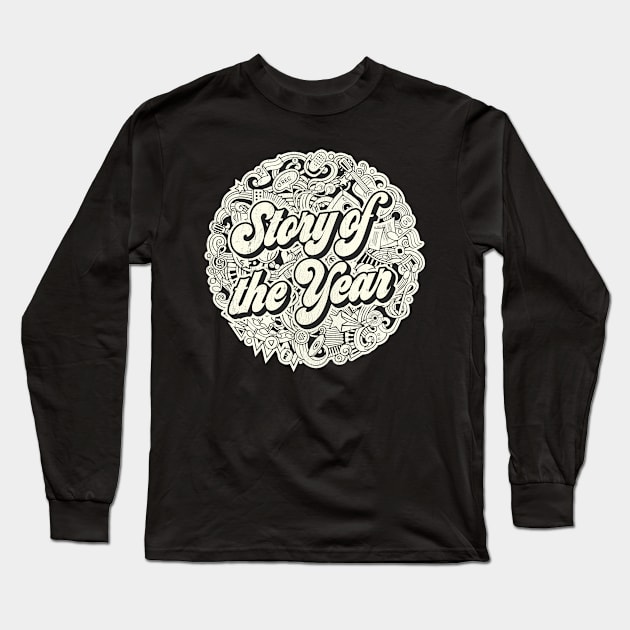 Vintage Circle - Story Of The Year Long Sleeve T-Shirt by Warred Studio